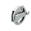 Flush Cam Latch, Medium Size, Turn Counterclockwise to Latch / Lock, Two - Point Latching, Standard Style Handle, Chrome Plated, Bright - 01-33-61 - Southco