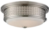 Flush Mounts-Drum Shades - 382453 - Light Center (The)
