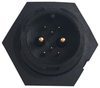 Circular Conn, Receptacle, 6Pos, Panel; Product Range Switchcraft/conxall - 01AC0395 - Newark, An Avnet Company