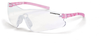 Mini Blade clear lens, pink temples - 32224AF - Crossfire By Radians
