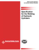SPECIFICATION FOR THE WELDING OF HYDRAULIC CYLINDERS (HISTORICAL) -- D14.9/D14.9M:2013