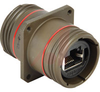 connector,metallic circ,bulkhead rj45 to rj45,metalized insert,green cadmium - 70026578 - Allied Electronics, Inc.