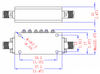 7000 MHz Cavity Bandpass Filter - AE7000B12142 - Anatech Electronics, Inc.