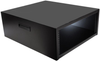 Rack Cabinet, Table Top, 24.5, Steel, Black; Cabinet Style Hammond - 26R2038 - Newark, An Avnet Company