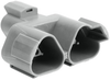 Rcpt Housing, 3Pos, Thermoplastic, Grey; Product Range Amphenol Sine/tuchel - 66W6674 - Newark, An Avnet Company