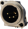 Xlr Connector, R/a Plug, 4Pos, Panel/pcb; No. Of Contacts Io Audio Technologies - 93AJ2395 - Newark, An Avnet Company