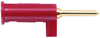 Adapter, Mini Banana Jack-Pin Tip Plug, Black; Inter Series Connector A Pomona - 98F2926 - Newark, An Avnet Company