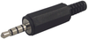 Phone Audio Connector, Plug, 4, Cable Mount, Plastic Body, Nickel Plated Contacts Rohs Compliant Lumberg - 96T7763 - Newark, An Avnet Company