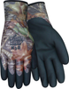 Red Steer Mossy Oak MO-25 Black Medium Acrylic Full Fingered Work & General Purpose Gloves - Nitrile Over Dip Coating - 046065-32502 - 046065-32502 - R. S. Hughes Company, Inc.