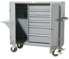 Mobile Wardrobe Closet With Drawers -- 54-W-240-6DB-CA-VS - Image