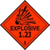 DOT Hazardous Material Shipping Labels (EXPLOSIVE 1.2J) - 754476-63495 - R. S. Hughes Company, Inc.