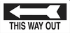 Directional Sign - 71373 - Brady Corporation