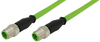 Sensor Cord, 4Pos M12, Plug-Plug, 4.9Ft; Connector Type A Harting - 70Y6219 - Newark, An Avnet Company