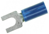 Terminal, Spade/fork, #6, Crimp, Blue; Product Range Amp Te Connectivity - 26R1509 - Newark, An Avnet Company