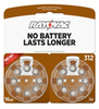 Mercury Free Hearing Aid Batteries Size 312 16-Pack -- L312ZA-16ZM - Image