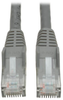 Cat6 Gigabit Snagless Molded Patch Cable (RJ45 M/M) - Gray, 2-ft. -- N201-002-GY - Image