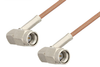 SSMA Male Right Angle to SSMA Male Right Angle Cable 48 Inch Length Using RG178 Coax, RoHS - PE36572LF-48 - Pasternack