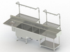 S-35 Series, Prepare Sink For Undercounter dishwasher (24"" drainboard minimum) - S-35 - AERO Manufacturing Company