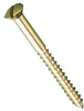 Slotted Raised Woodscrews - Brass - Image