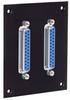 Universal Sub-Panel, 2 DB25 Feed-Thru Adapters -- REF00034