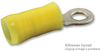 Terminal, Ring Tongue, #8, Crimp, Yellow; Stud Size - Metric Amp - Te Connectivity - 66H7079 - Newark, An Avnet Company