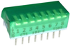 Dip Switch, 0.1A, 50Vdc, 8Pos, Tht Rohs Compliant Cts - 60AJ4793 - Newark, An Avnet Company