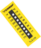 Non-Reversible Labels, Eight Dot - TL-E - OMEGA Engineering, Inc.