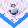 Capacitors >> Aluminum Electrolytic Capacitors - SMD -- 126RV0010 - Image