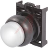 PUSHBUTTON, ILLUMINATED PUSHBUTTON, EXTENDED, MAINTAINED, WHITE BUTTON, BLACK BE -- 70057849