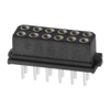 6+6 Pos. Female DIL Vertical Throughboard Conn. for Latches - M80-8871201 - Harwin Plc