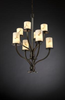 FAL-8788-10-DBRZ Mid. Chandeliers-Pillar Candle - 497808 - Capital Lighting, Inc.