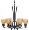83186-ORB Mid. Chandeliers-Glass Up - 617027 - Capital Lighting, Inc.