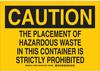 Chemical & Hazardous Material Sign - 126057 - Brady Corporation