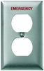 Wall Plate, 1 Gang, 1 Duplex, Sst; Accessory Type Hubbell Wiring Devices - 17M2932 - Newark, An Avnet Company