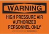 Chemical & Hazardous Material Sign - 126615 - Brady Corporation