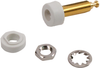 Banana Jack, 15A, 30Vac/60Vdc, White; Gender Pomona - 56H6714 - Newark, An Avnet Company