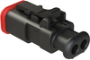 Plug Housing, 2Pos, Thermoplastic, Blk; Product Range Amphenol Sine/tuchel - 66W6722 - Newark, An Avnet Company