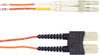 10m (32.8ft) SCLC OR OM1 MM Fiber Patch Cable INDR Zip OFNR -- EFN110-010M-SCLC - Image