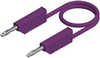 Test Lead, 4Mm Banana Plug, Violet, 2M; Test Connector Type A Hirschmann Test And Measurement - 71AC0942 - Newark, An Avnet Company