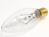 40 Watt, 120 Volt SHORT Clear Blunt Tip Decorative Bulb - B490140 - bulbs.com