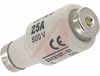Fuse;Diazed;Fast Acting;25A;Sz ND-E 16;Dims 0.52x1.97