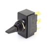 Carling 6GC5M-D-2B-B Black Nylon Toggle Switch, 15A, SPDT, (On)-Off-(On) -- 44203 - Image