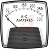 PANEL METER, 3-1/2INCH 300AAC AMMETER CT RATED - 70043480 - Allied Electronics, Inc.