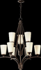 6129-9-186 Large Chandeliers-Glass Shade - 688014 - Capital Lighting, Inc.