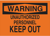 Admittance Sign - 22206 - Brady Corporation