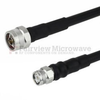 N Male to TNC Male Cable LMR-400-UF Coax in 24 Inch with Times Microwave Connectors - FMC0103405-24 - Fairview Microwave Inc.