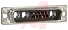 connector,d-subminiature,hybrid plug,10signal contact,for 3 power/coax pin cont -- 70144989