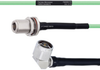 Temperature Conditioned Low Loss N Female Bulkhead to RA N Male Cable LL142 Coax in 36 Inch - FMHR0178-36 - Fairview Microwave Inc.