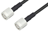 TNC Male to TNC Male With Times Connectors Cable 12 Inch Length Using LMR-195 Coax -- PE3C0117-12