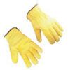 Yellow Cow Hide Rigger Gloves - Image